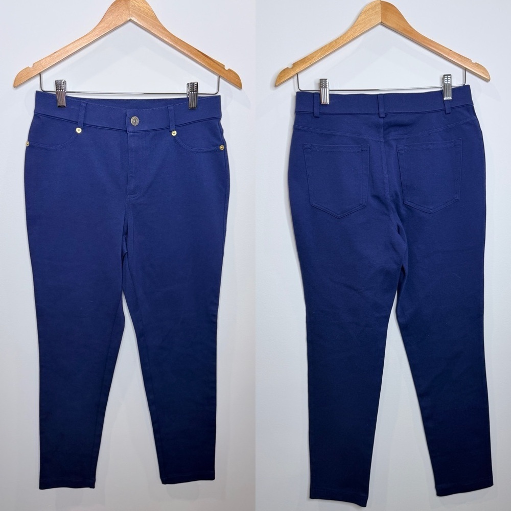 Isaac Mizrahi Blue Mid Rise Women's Skinny Jeans